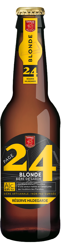 bière blonde hildegarde en 33 cl