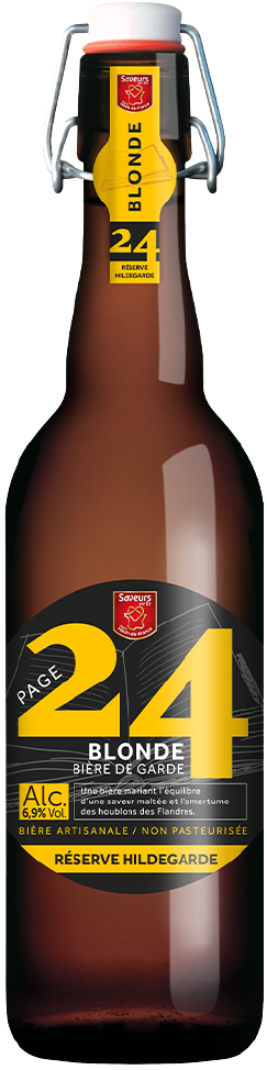 bière blonde hildegarde en 75 cl