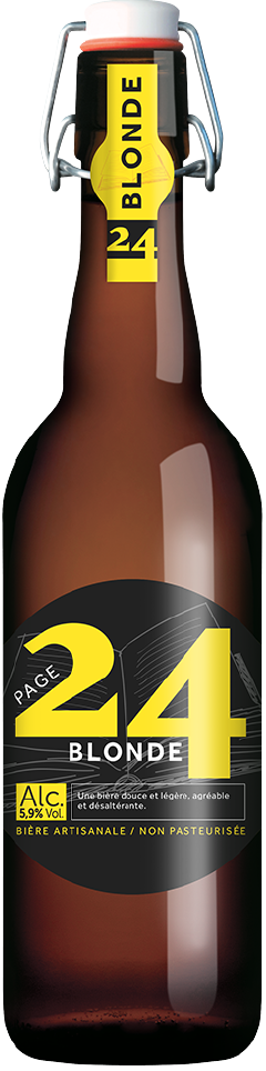 bière blonde en 75 cl