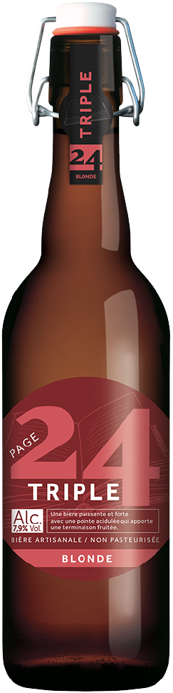 bière blonde triple en 75 cl