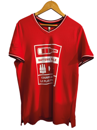 T-shirt homme rouge