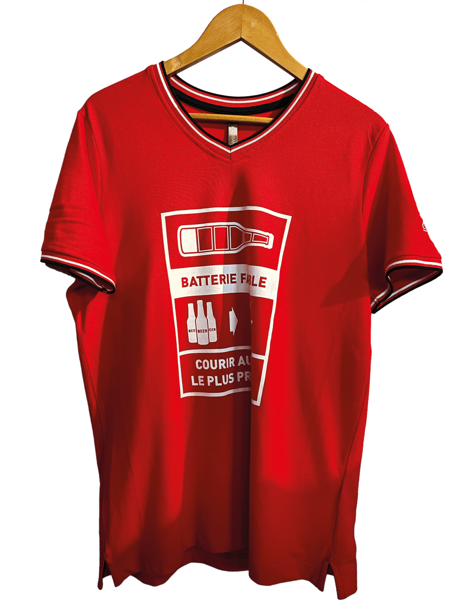 T-shirt homme rouge