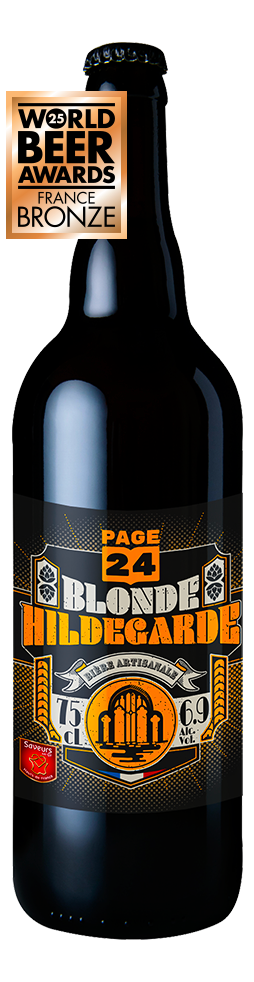 bière blonde hildegarde en 33 cl