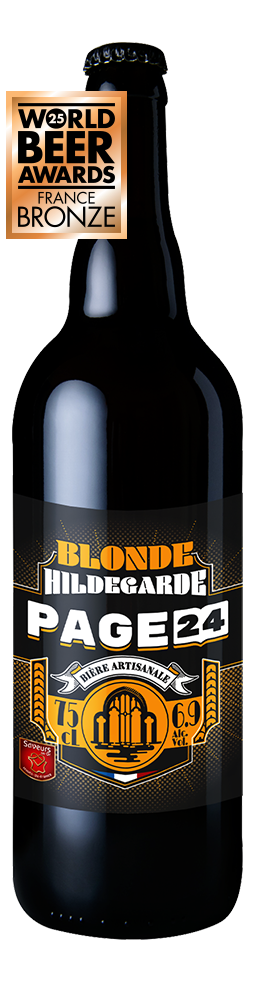 bière blonde hildegarde en 33 cl